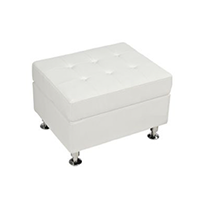 Leather Ottoman